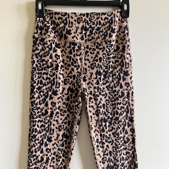 JCREW Weekend 7/8 high-rise leggings in leopard pants Womens Size XS - Picture 4 of 7
